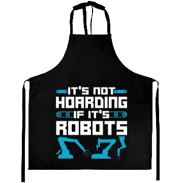Discover Robot Robotics Engineer Vintage Aprons