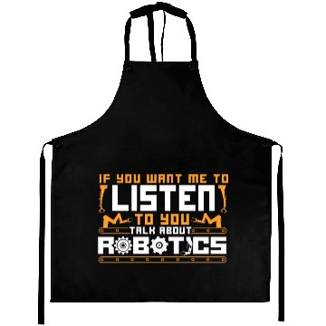 Discover Robot Robotics Engineer Vintage If Aprons