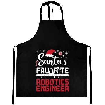 Discover Robot Robotics Engineer Christmas Aprons