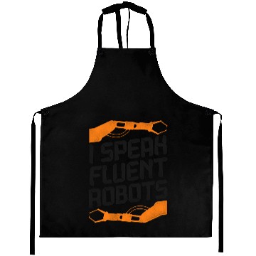 Discover Robot Robotics Engineer Vintage I Aprons