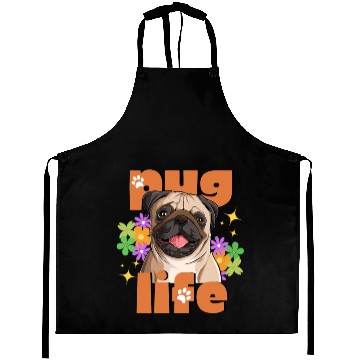 Discover Pug Life Pug Lovers Aprons