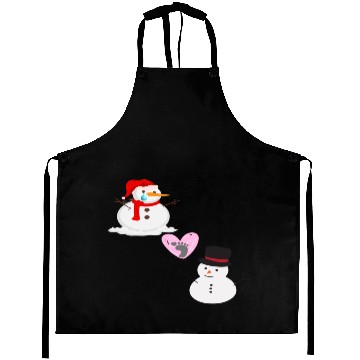 Discover The Snowmen's Winter Love Song Aprons