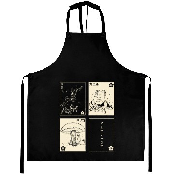 Discover Cottagecore Tarot Cards Fungi Frog Goblincore Aprons