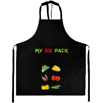 Discover My Vegetable Six Pack Aprons