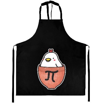 Discover Chicken Pot Pi Day Funny Math Mathematics Lover Aprons