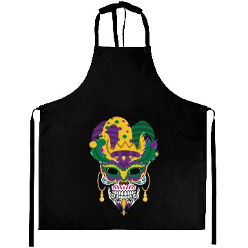 Discover Mardi Gras Mask El Dia De Los Muertos Flower Sugar Aprons