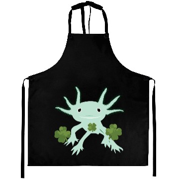 Discover Axolotl St Patricks Day Aprons