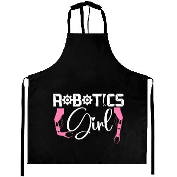 Discover Robot Robotics Engineer Female Aprons