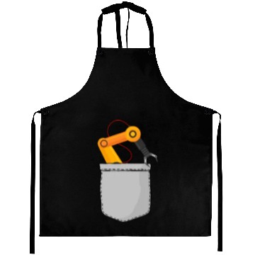 Discover Robot Robotics Engineer Pocket Aprons