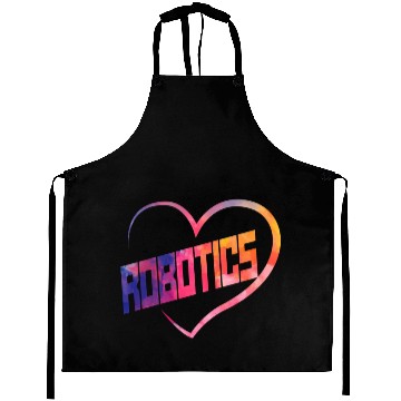 Discover Robot Robotics Engineer Watercolor Aprons