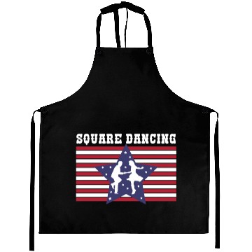 Discover American Flag Patriotic Square Dance Aprons