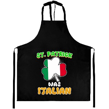 Discover St. Patrick was Italian St. Patrick's Day Aprons