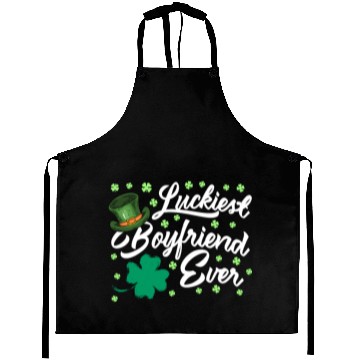 Discover Luckiest Boyfriend Ever Valentine's Day Aprons