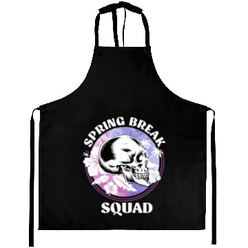 Discover Spring Break Squad Summer Vacation Spring Break Aprons