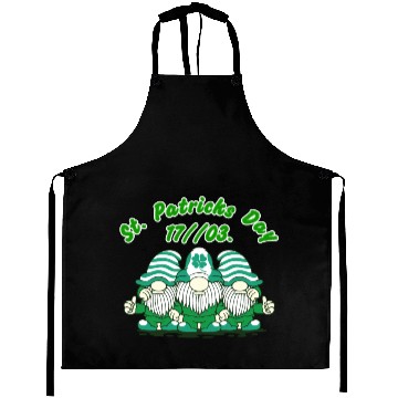 Discover Happy St. Patrick's Day Leprechauns Aprons