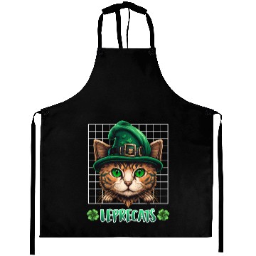 Discover St. Patrick's Day cats leprecats kittens Aprons