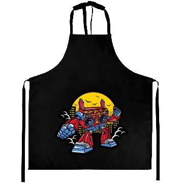Discover Boombox Robot Aprons
