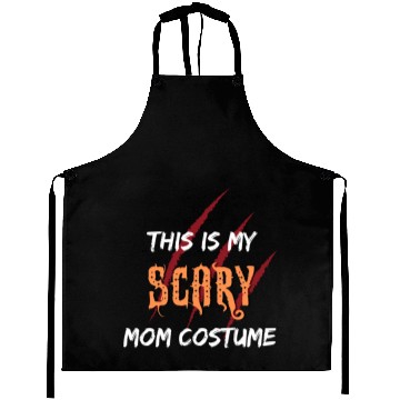 Discover Scary Mom Costume | Funny Quotes | Sarcastic Humor Aprons