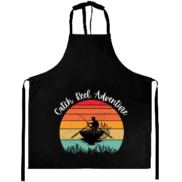 Discover Catch, Reel, Adventure Aprons