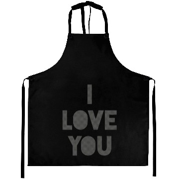 Discover I love you. Aprons