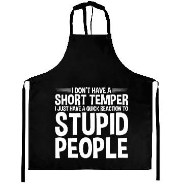 Discover I Don't Have A Short Temper 2 Aprons