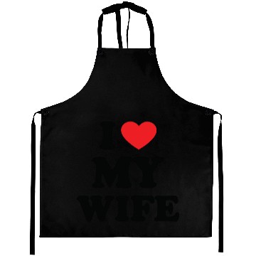 Discover i love my wife Aprons