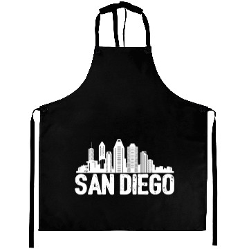Discover San Diego Skyline Aprons