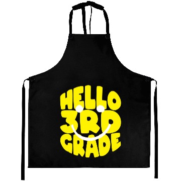 Discover Back To School Hello 3rd Grade Third Grader Aprons