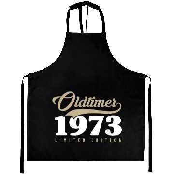Discover 50th Birthday Vintage 1973 Aprons