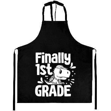 Discover Finally 1St Grade School Grader First Pupil Aprons