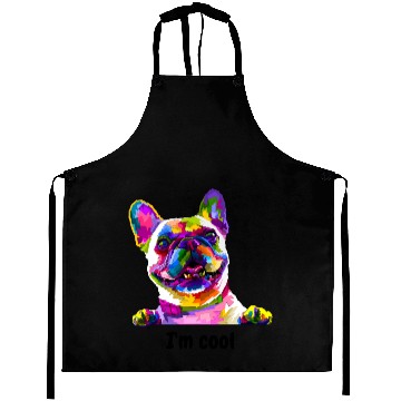 Discover dog lover i am cool design Aprons