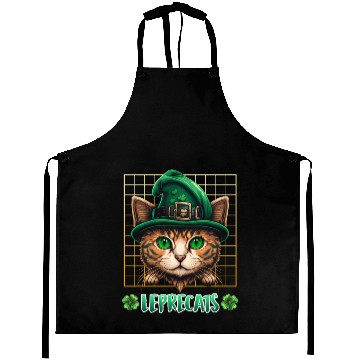 Discover St. Patrick's Day cats leprecats kittens Aprons