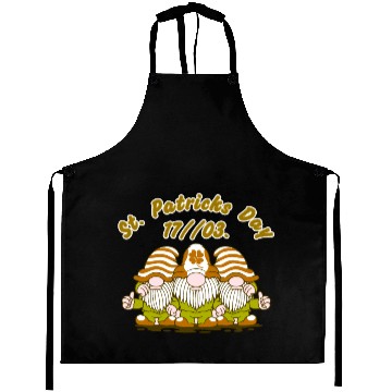 Discover Happy St. Patrick's Day Leprechauns Aprons