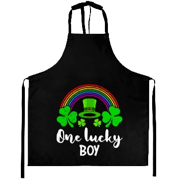 Discover One Lucky Boy St Patrick's Day Aprons