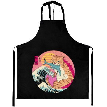 Discover Neko Wave Kaiju Aprons
