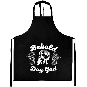 Discover cool dog god Aprons