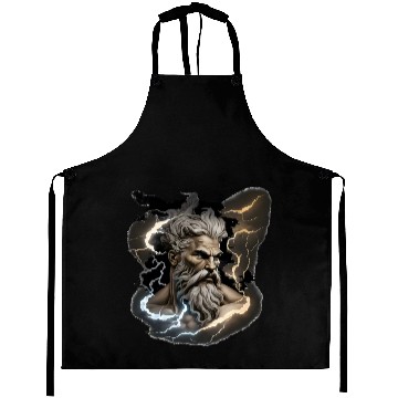Discover Zeus - A Colorful Tribute to the Greek God of Sky Aprons