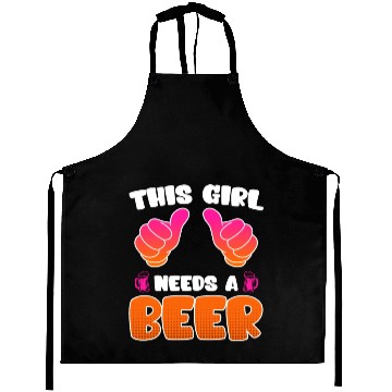 Discover This girl needs a beer vacation Spring Break Aprons