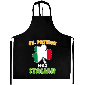 Discover St. Patrick was Italian St. Patrick's Day Aprons