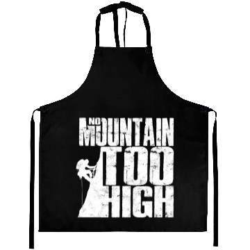 Discover No Mountain Too High - Mountaineering Aprons
