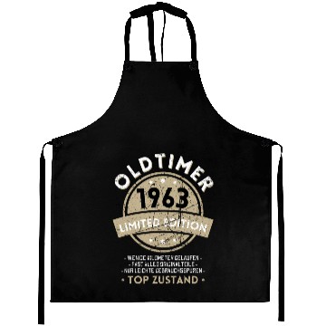 Discover 60th Birthday Vintage 1963 Aprons