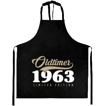 Discover 60th Birthday Vintage 1963 Aprons