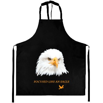 Discover Bald Eagle Gift Idea Focussed like an Eagle Photo Aprons