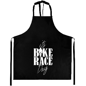 Discover It's Bike Race Day Bicycle Cycling Racing Racer Aprons