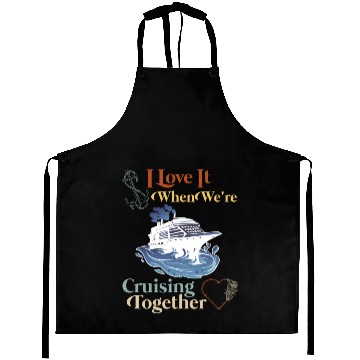 Discover Cruising Together Cruise Vacation Spring Break Aprons