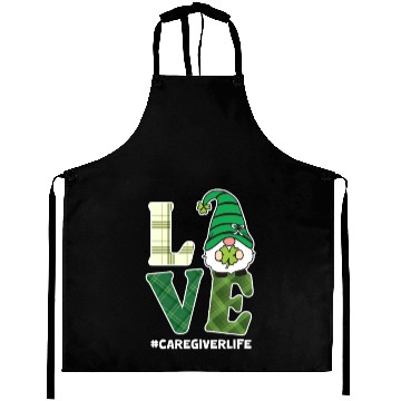 Discover Love Caregiver Life St. Patrick's Day Aprons