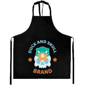 Discover Duck And Skull Brand Aprons