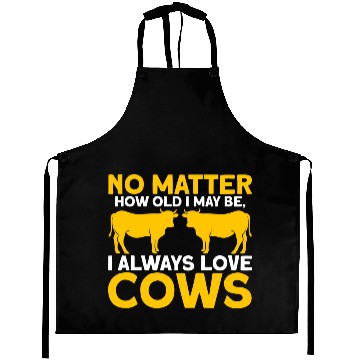 Discover Farming Cow Animal Farm Gift Aprons
