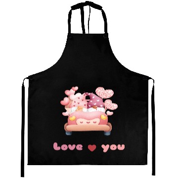 Discover Love valentine's day gnomes Aprons