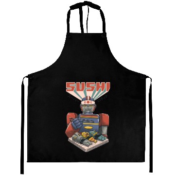 Discover Super Sushi Robot Aprons
